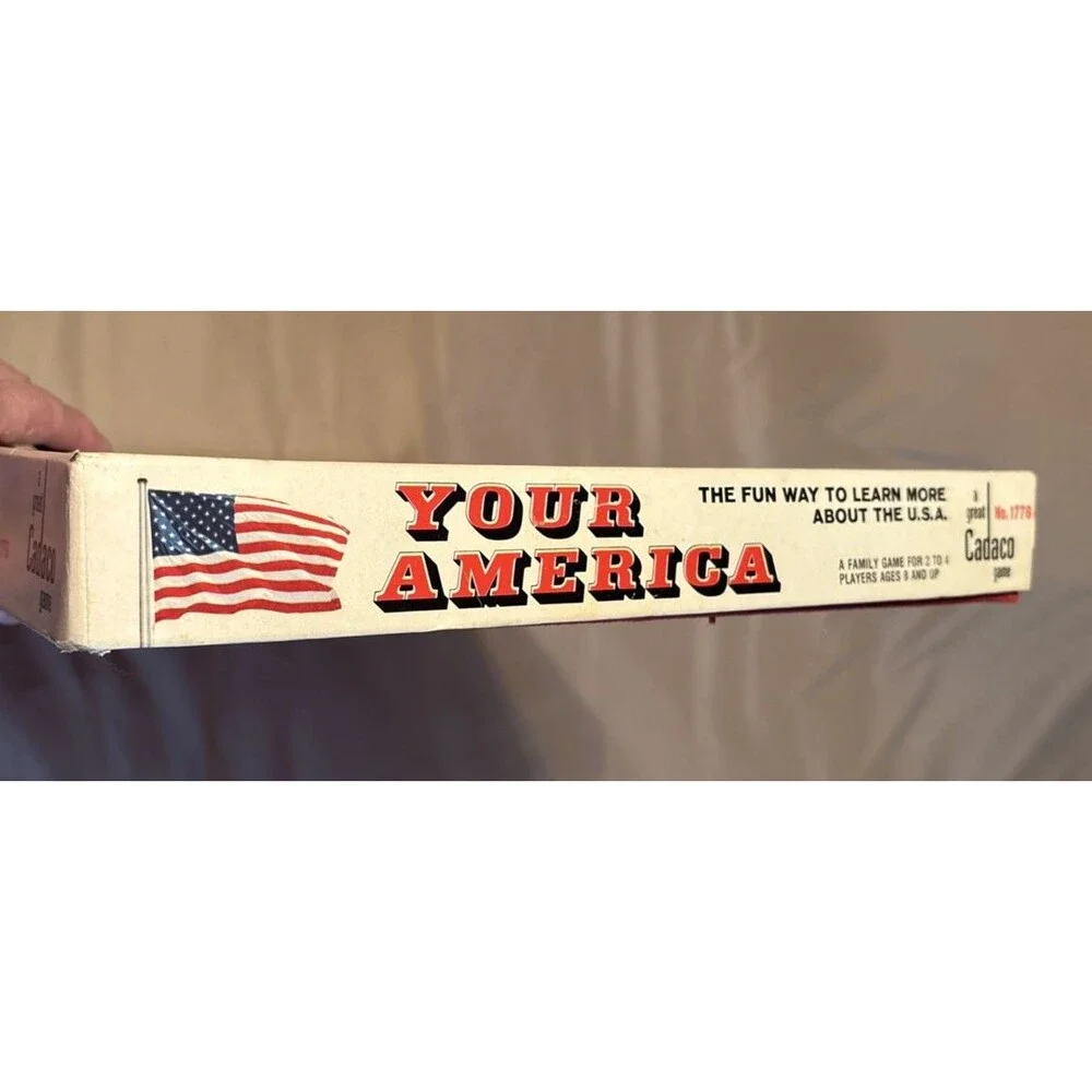 Vtg Your America Bicentennial 1776 Edition Board Game Cadaco 1975 United States
